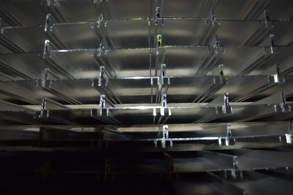 Estructura de perfiles de aluminio